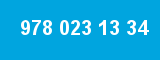 978 023 13 34